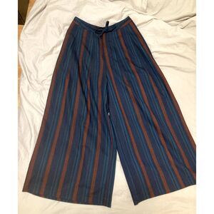 Needles Wide Leg Striped Easy Pants - Medium (2) - Made in Japan